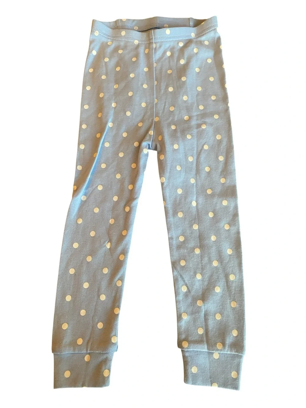 NWT Disney Gap Polka Dot Blue Leggings & Cat & Jack Cream Eyelet Sleeve Top